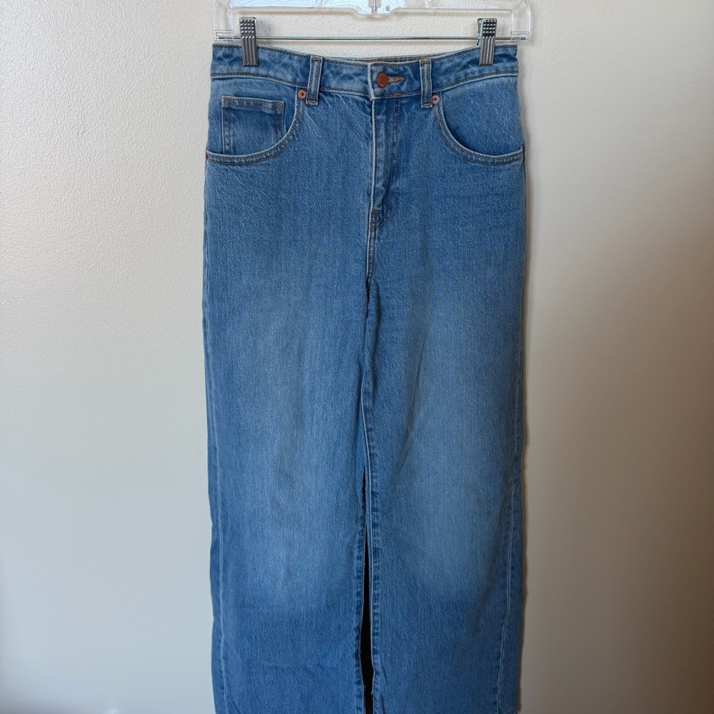 VS PINK Light Denim Wide Leg Jeans